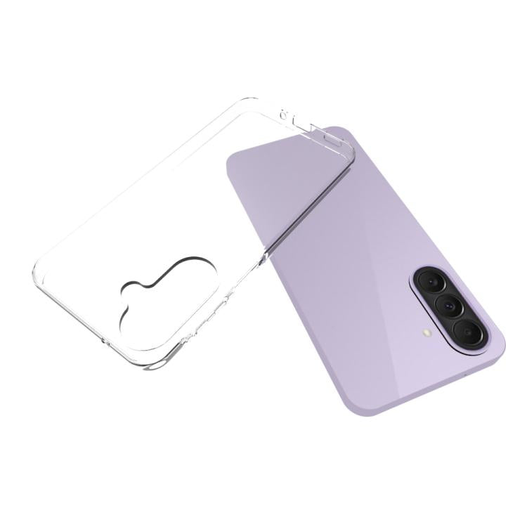 For Samsung Galaxy A27 5G Waterproof Texture TPU Phone Case - Transparent