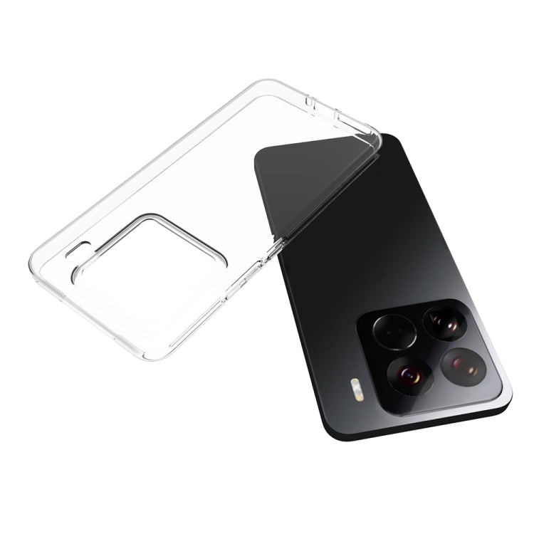 For Xiaomi 15 Pro Waterproof Texture TPU Phone Case - Transparent