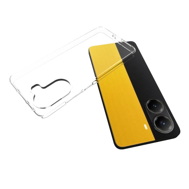 For Xiaomi Poco X7 Pro Waterproof Texture TPU Phone Case - Transparent