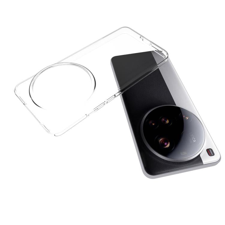 For Xiaomi 15 Ultra Waterproof Texture TPU Phone Case - Transparent
