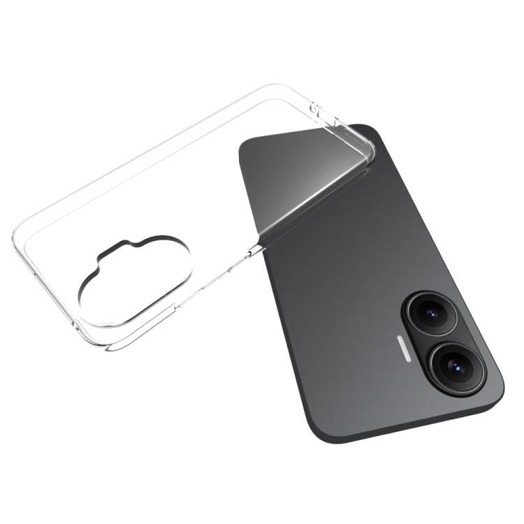 For Xiaomi Poco F7 5G Waterproof Texture TPU Phone Case - Transparent
