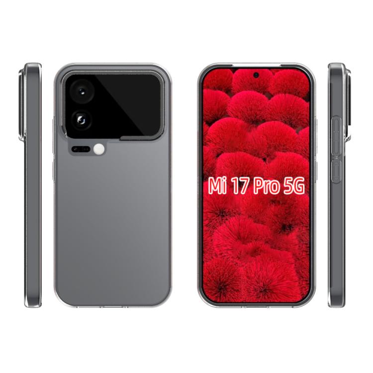 For Xiaomi 17 Pro Waterproof Texture TPU Phone Case - Transparent
