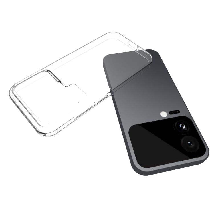 For Xiaomi 17 Pro Waterproof Texture TPU Phone Case - Transparent