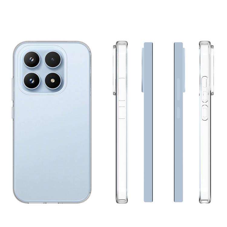 For Xiaomi 17 Waterproof Texture TPU Phone Case - Transparent