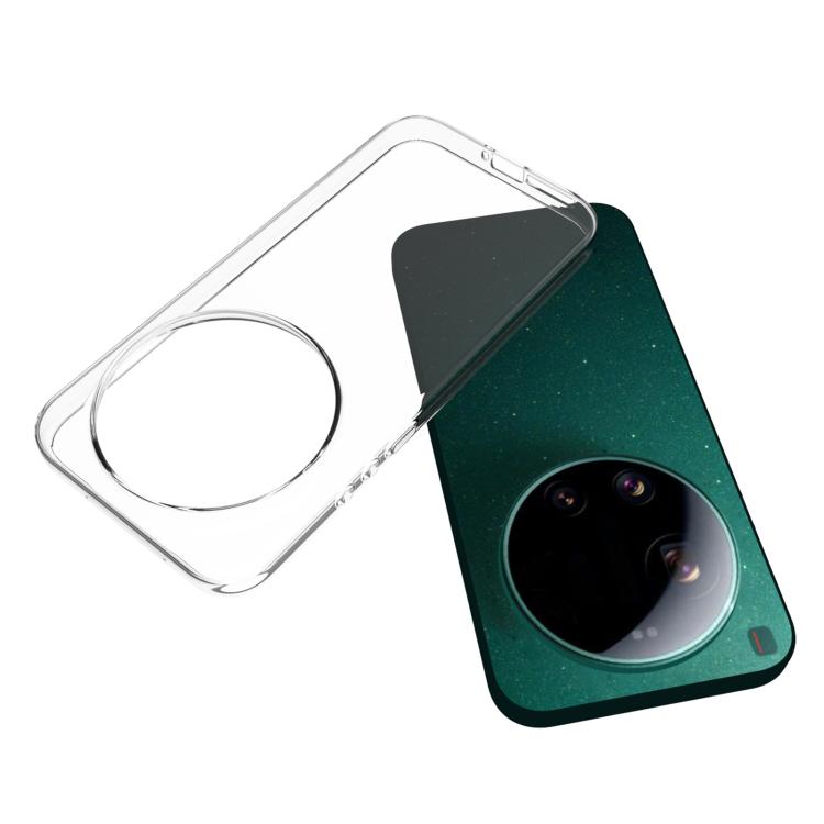 For Xiaomi 17 Ultra Waterproof Texture TPU Phone Case - Transparent