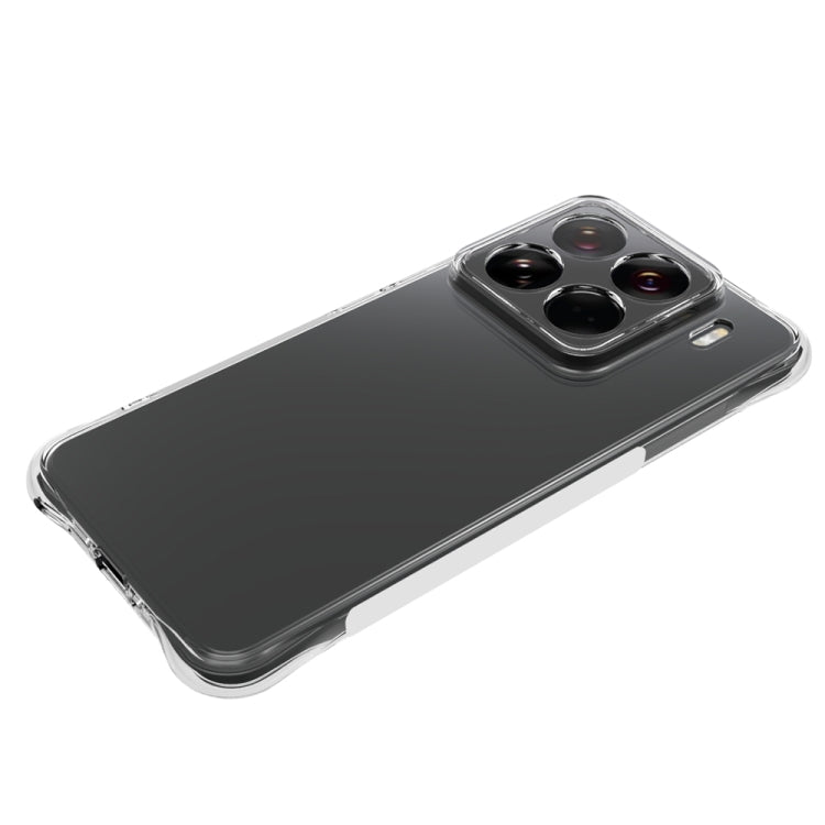 For Xiaomi 15 Pro Shockproof Non-slip Thickening TPU Phone Case - Transparent