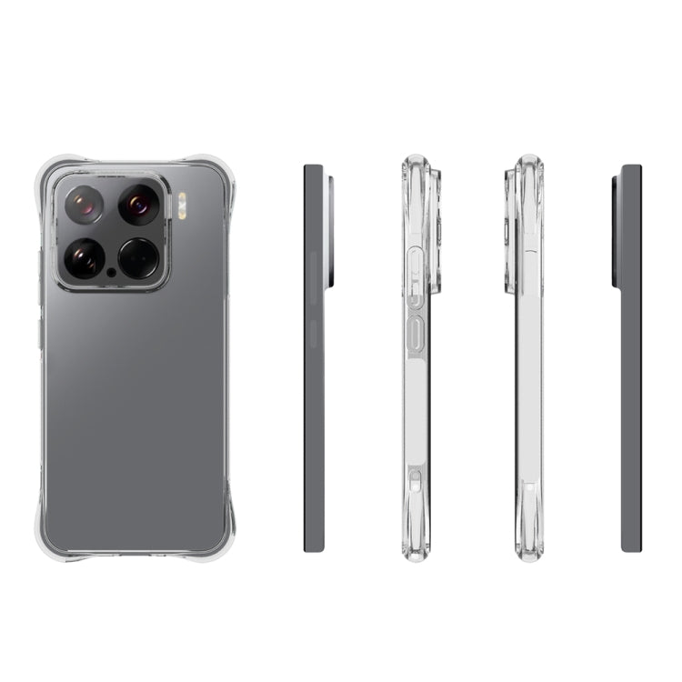 For Xiaomi 15 Shockproof Non-slip Thickening TPU Phone Case - Transparent