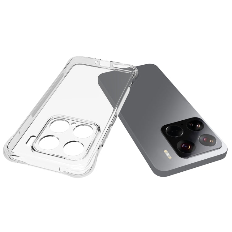 For Xiaomi 15 Shockproof Non-slip Thickening TPU Phone Case - Transparent