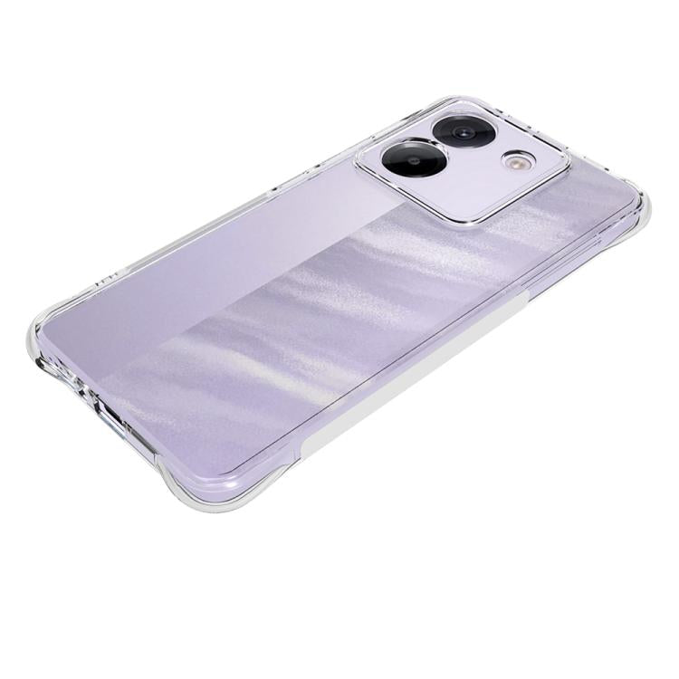 For Xiaomi Poco M7 Pro 5G Shockproof Non-slip Thickening TPU Phone Case - Transparent