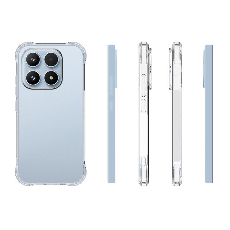 For Xiaomi 17 Shockproof Non-slip Thickening TPU Phone Case - Transparent