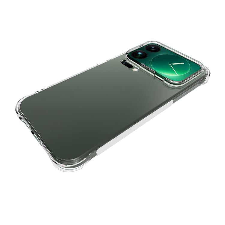 For Xiaomi 17 Pro Max Shockproof Non-slip Thickening TPU Phone Case - Transparent