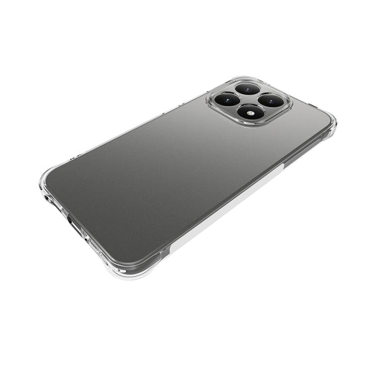 For Xiaomi 15T Shockproof Non-slip Thickening TPU Phone Case - Transparent