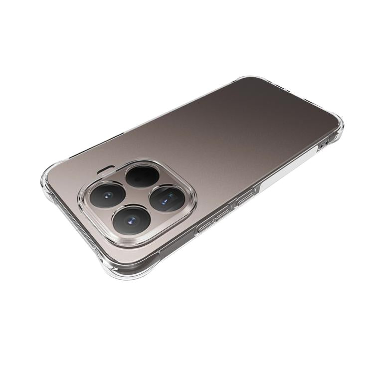 For Xiaomi 15T Pro Shockproof Non-slip Thickening TPU Phone Case - Transparent