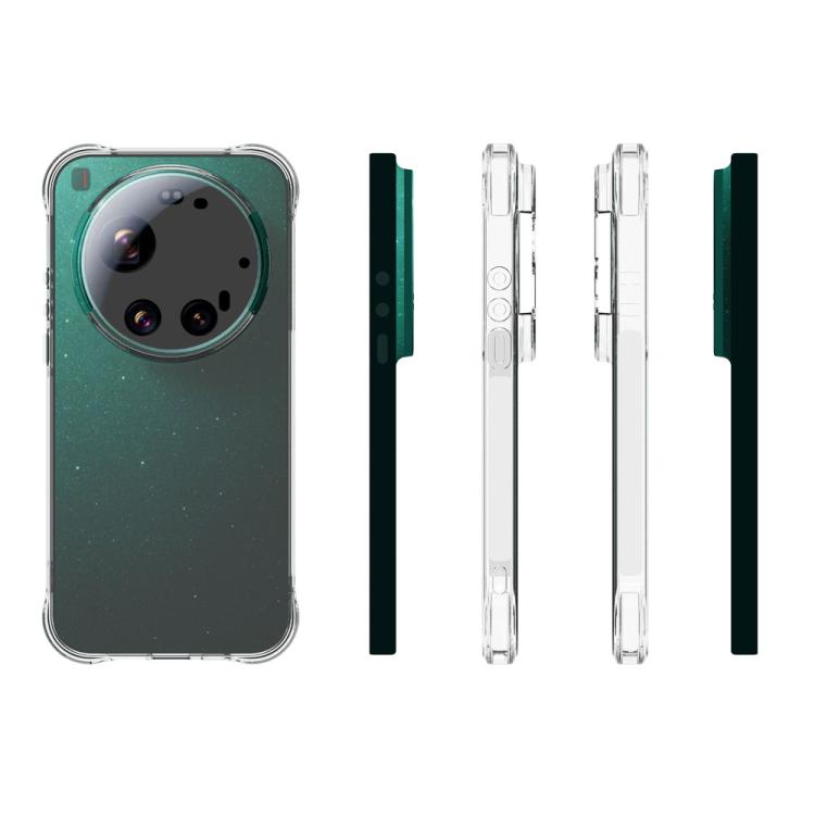For Xiaomi 17 Ultra Shockproof Non-slip Thickening TPU Phone Case - Transparent