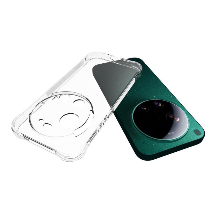 For Xiaomi 17 Ultra Shockproof Non-slip Thickening TPU Phone Case - Transparent
