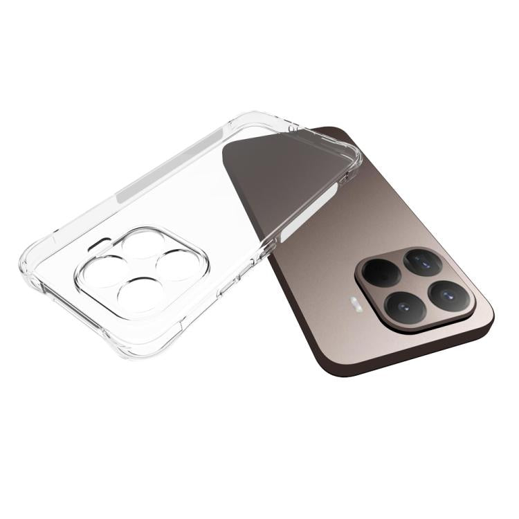 For Xiaomi 17T Pro 5G Shockproof Non-slip Thickening TPU Phone Case - Transparent