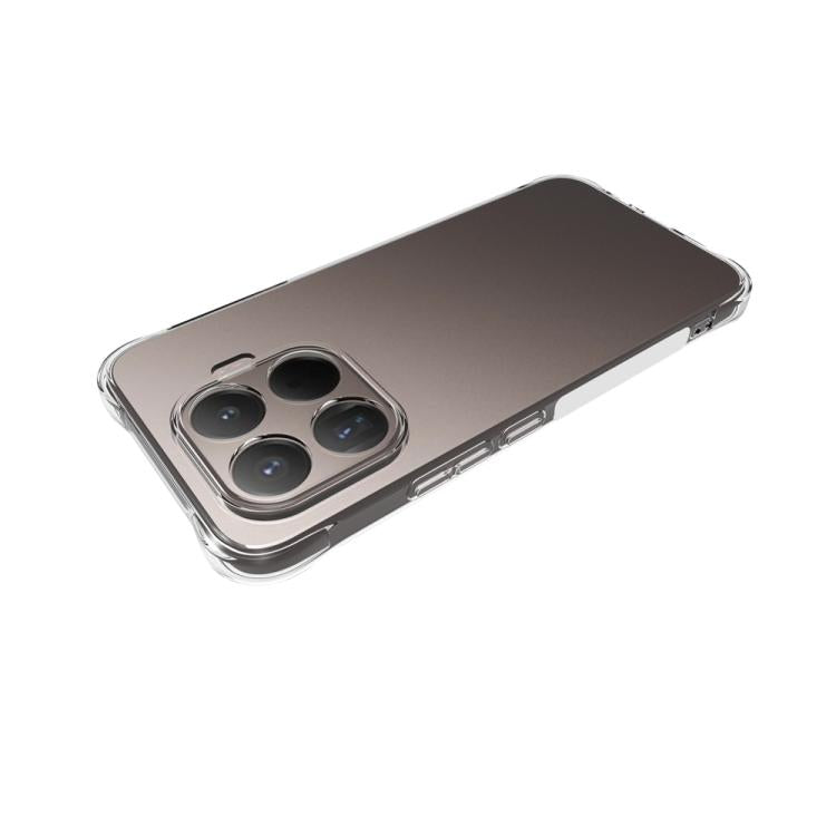For Xiaomi 17T Pro 5G Shockproof Non-slip Thickening TPU Phone Case - Transparent