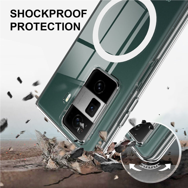 For Honor Magic Vs3 Scratchproof PC Transparent MagSafe Phone Case - Transparent