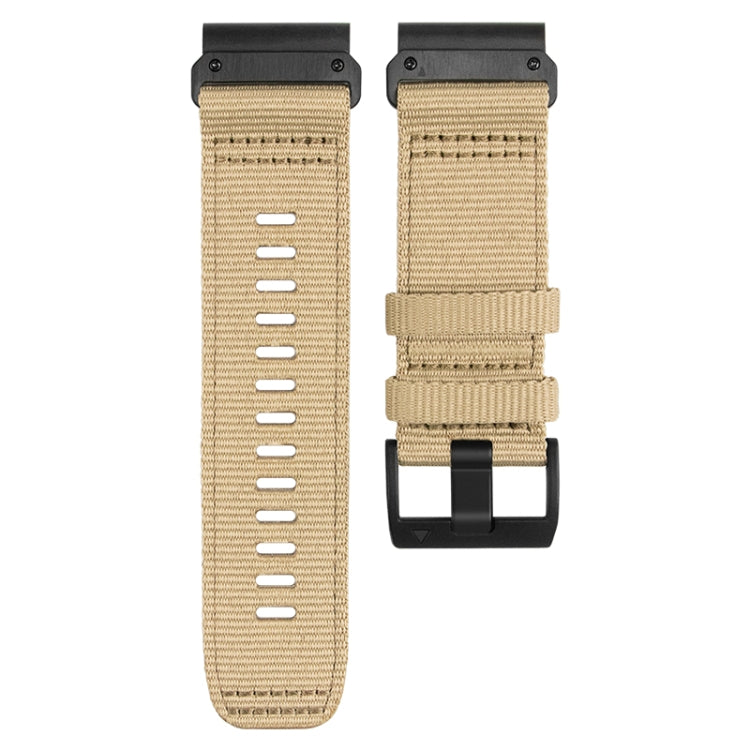 For Garmin Fenix 7 Nylon Canvas Quick Release Watch Band
