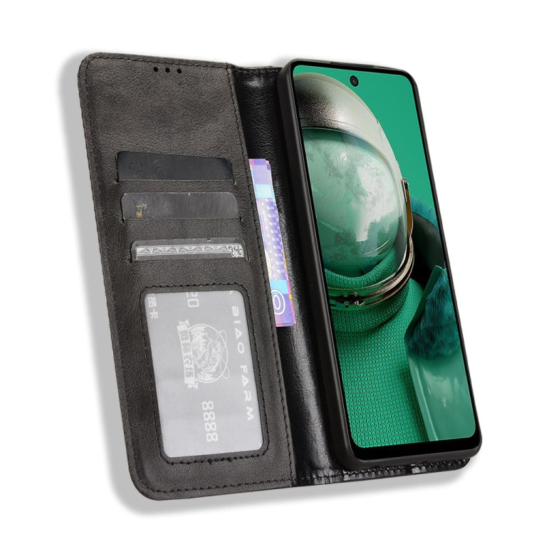 For HMD Pulse Pro / Pulse / Pulse+ Magnetic Buckle Retro Texture Leather Phone Case