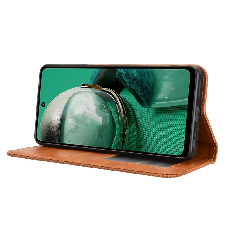 For HMD Pulse Pro / Pulse / Pulse+ Magnetic Buckle Retro Texture Leather Phone Case
