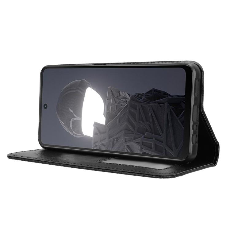 For HMD Fusion 5G Magnetic Buckle Retro Texture Leather Phone Case
