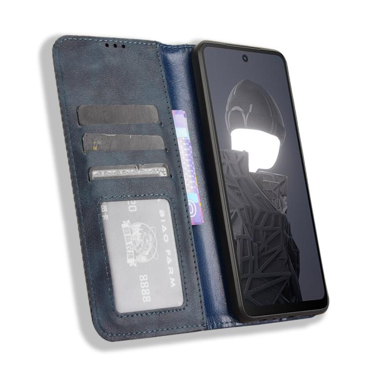 For HMD Fusion 5G Magnetic Buckle Retro Texture Leather Phone Case