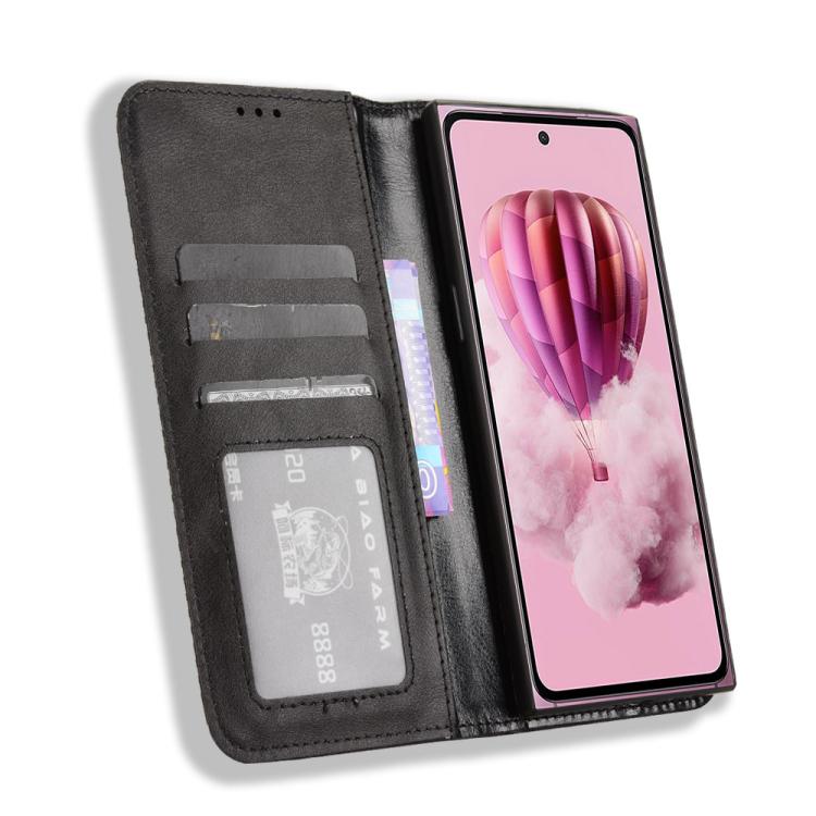 For HMD Skyline Magnetic Buckle Retro Texture Leather Phone Case
