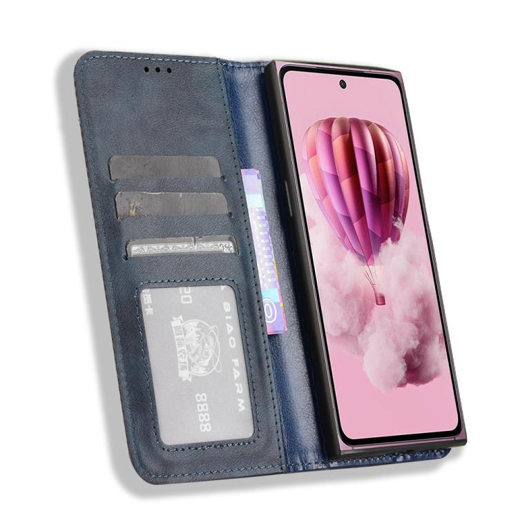 For HMD Skyline Magnetic Buckle Retro Texture Leather Phone Case