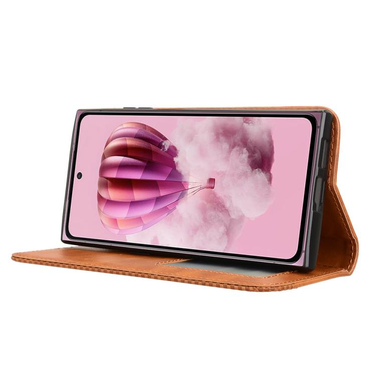 For HMD Skyline Magnetic Buckle Retro Texture Leather Phone Case