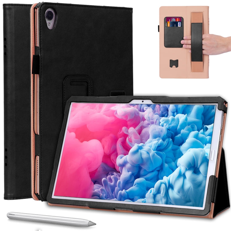 For Huawei MatePad 10.8 (2020) Business Retro Texture Horizontal Flip Leather Case with Holder & Card Slots & Hand Strap