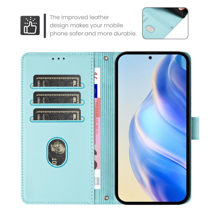For Samsung Galaxy S26 Edge 5G Smile Embossing RFID Leather Phone Case
