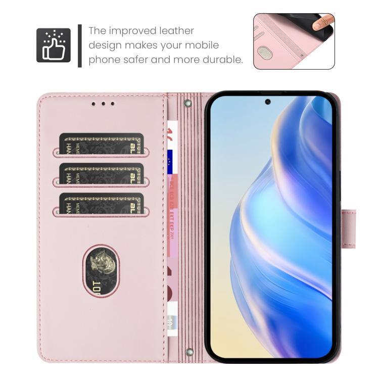 For Samsung Galaxy S26 Edge 5G Smile Embossing RFID Leather Phone Case