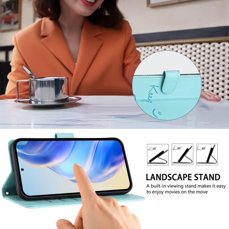 For Samsung Galaxy S26 5G Smile Embossing RFID Leather Phone Case