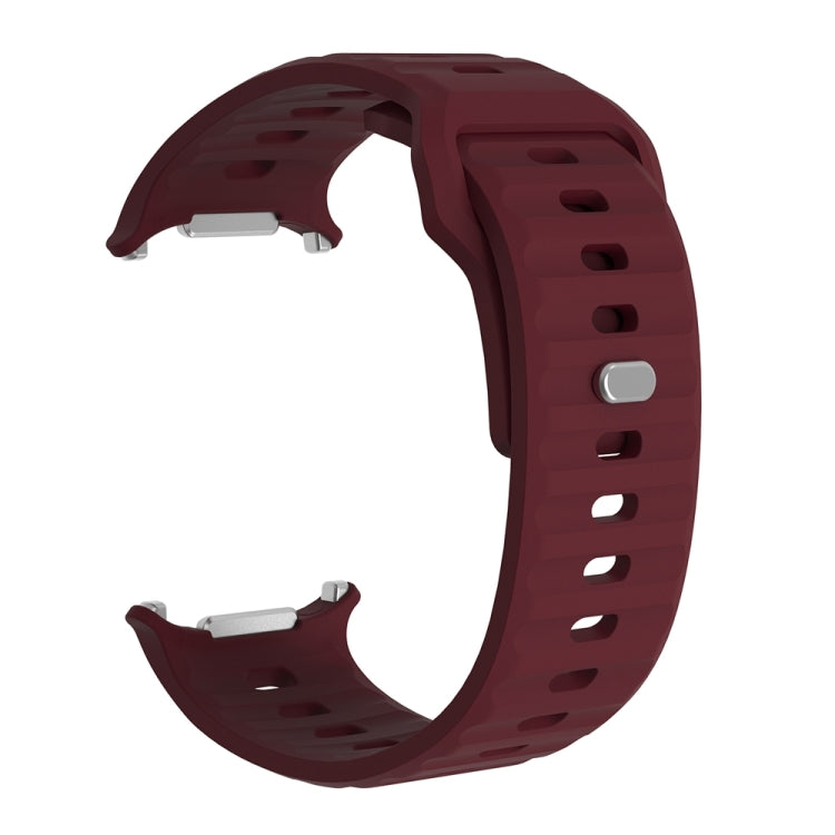 For Samsung Galaxy Watch Ultra 47mm / Ultra 2025 Wavy Texture Silicone Watch Band