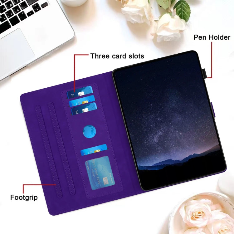 For iPad Pro 9.7 / 9.7 2018 / 2017 Honeycomb Embossed Leather Smart Tablet Case