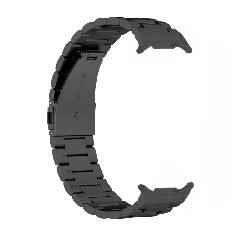 For Samsung Galaxy Watch Ultra 47mm / Ultra 2025 Three Beads Stainless Steel Watch Band