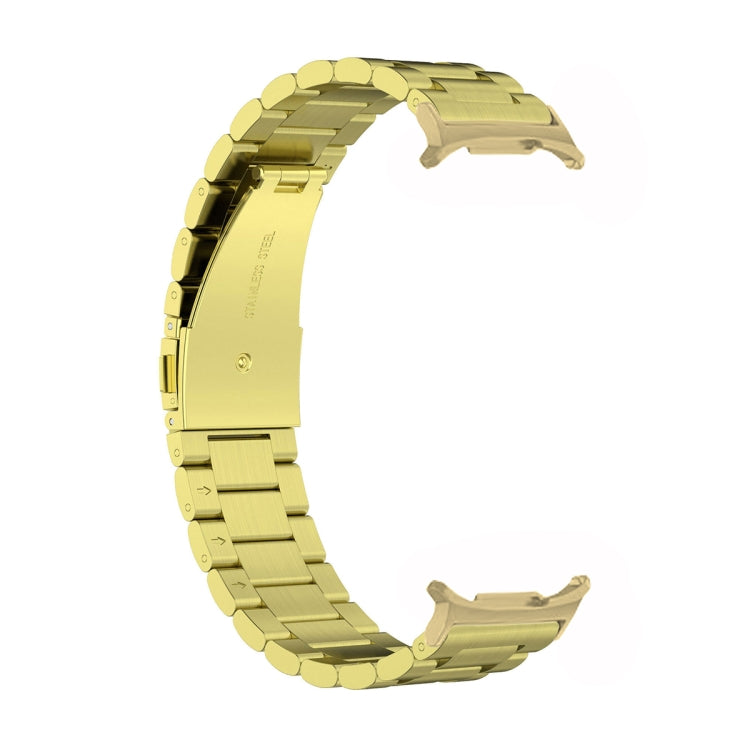 For Samsung Galaxy Watch Ultra 47mm / Ultra 2025 Three Beads Stainless Steel Watch Band