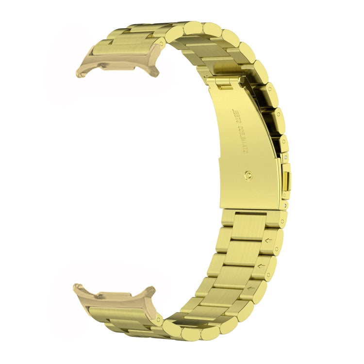 For Samsung Galaxy Watch Ultra 47mm / Ultra 2025 Three Beads Stainless Steel Watch Band