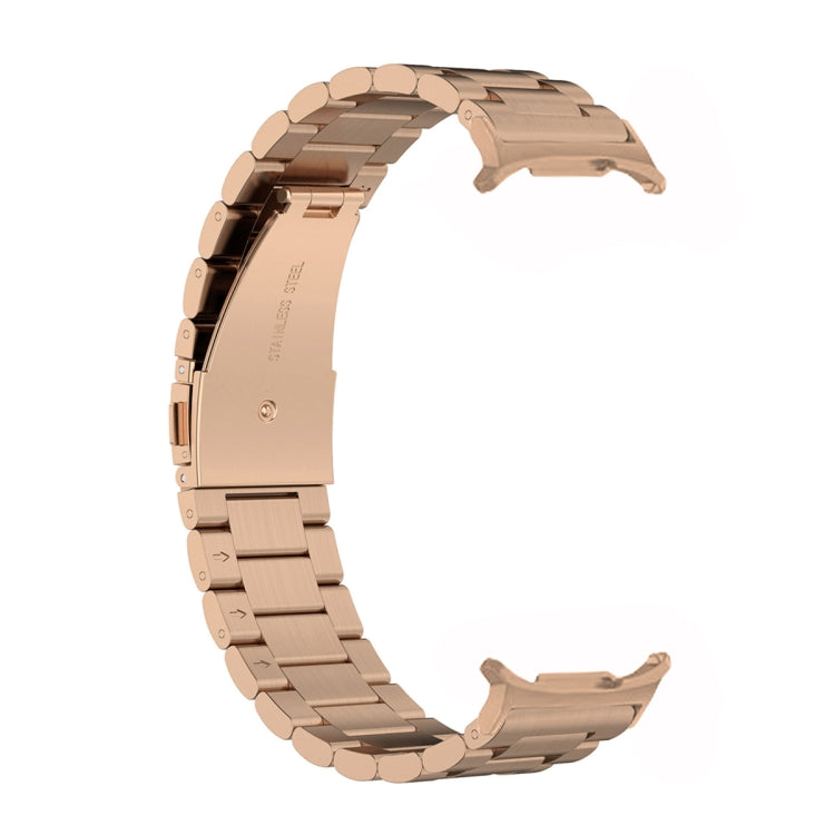 For Samsung Galaxy Watch Ultra 47mm / Ultra 2025 Three Beads Stainless Steel Watch Band