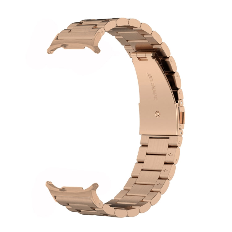 For Samsung Galaxy Watch Ultra 47mm / Ultra 2025 Three Beads Stainless Steel Watch Band