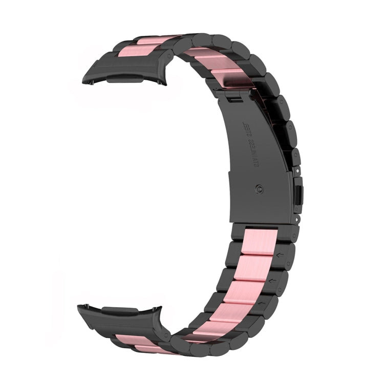 For Samsung Galaxy Watch Ultra 47mm / Ultra 2025 Three Beads Stainless Steel Watch Band