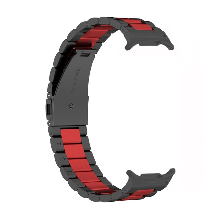 For Samsung Galaxy Watch Ultra 47mm / Ultra 2025 Three Beads Stainless Steel Watch Band