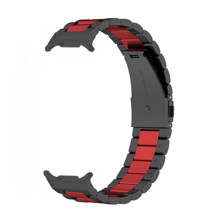 For Samsung Galaxy Watch Ultra 47mm / Ultra 2025 Three Beads Stainless Steel Watch Band