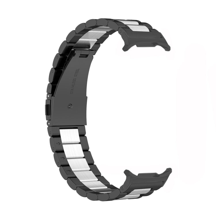 For Samsung Galaxy Watch Ultra 47mm / Ultra 2025 Three Beads Stainless Steel Watch Band