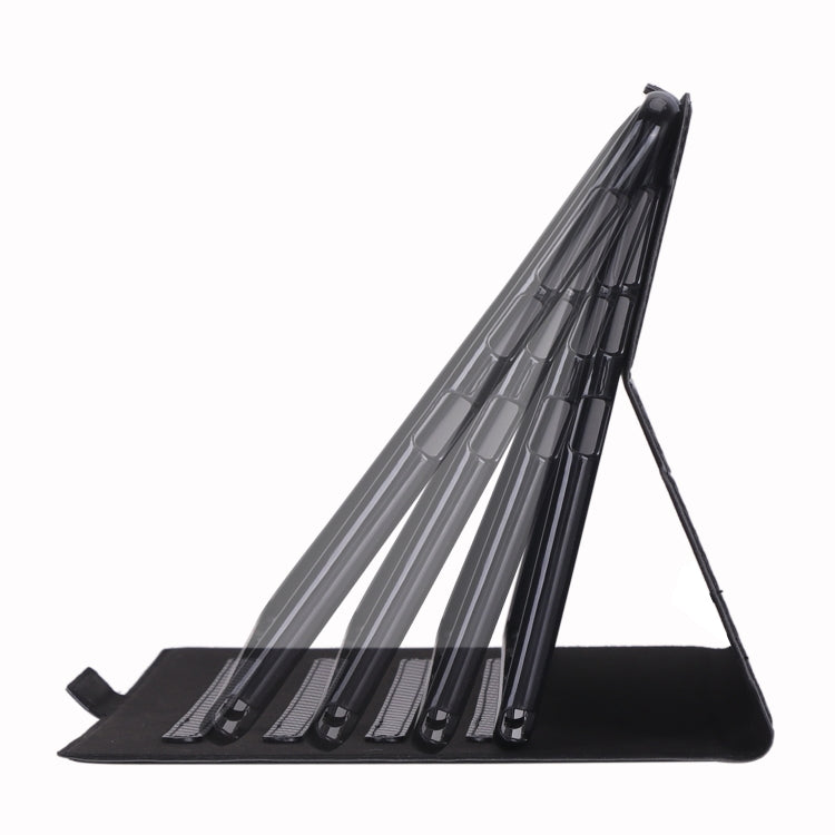 For Huawei MatePad 10.8 (2020) Ultra-thin Carbon Fiber Front Support Horizontal Flip Leather Case with Holder