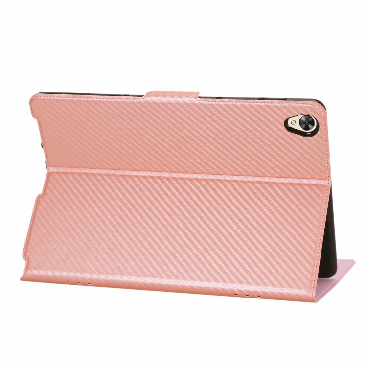 For Huawei MatePad 10.8 (2020) Ultra-thin Carbon Fiber Front Support Horizontal Flip Leather Case with Holder