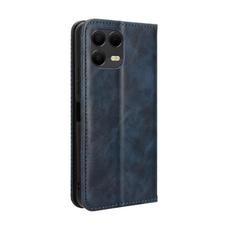 For T-Mobile Revvl 8 Pro 5G Magnetic Buckle Retro Texture Leather Phone Case