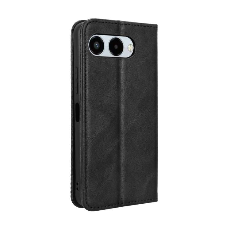 For T-Mobile Revvl 8 5G Magnetic Buckle Retro Texture Leather Phone Case
