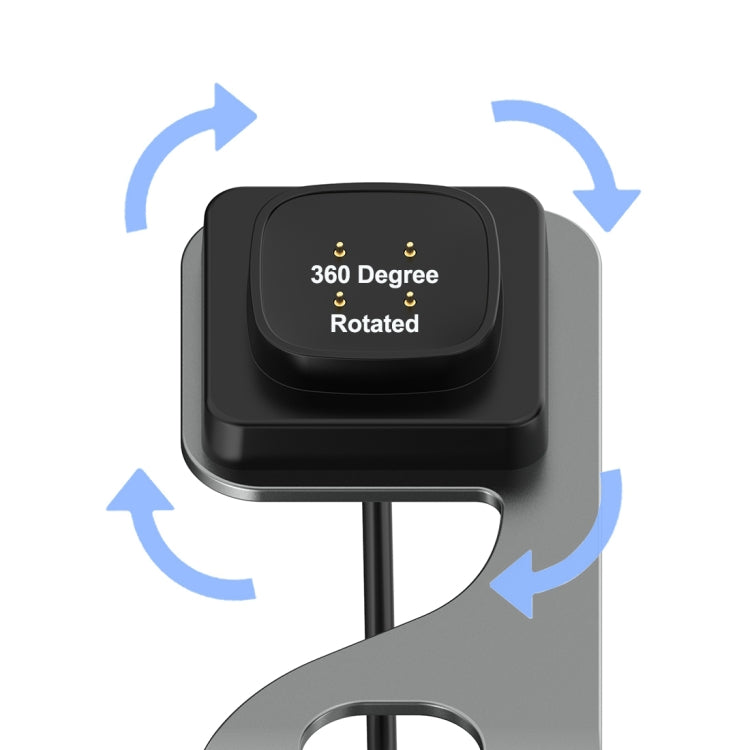 For Google Pixel Watch 3 41 / 45mm Rotatable Smart Watch Fast Charger Metal Dock Charger Holder